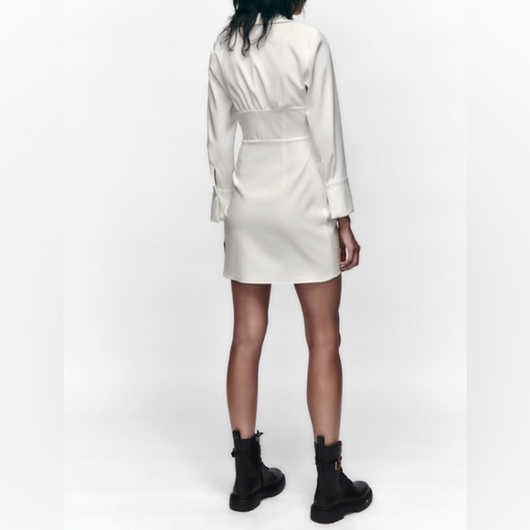 BNWT Zara Ruched Corset Dress - Picture 2 of 7